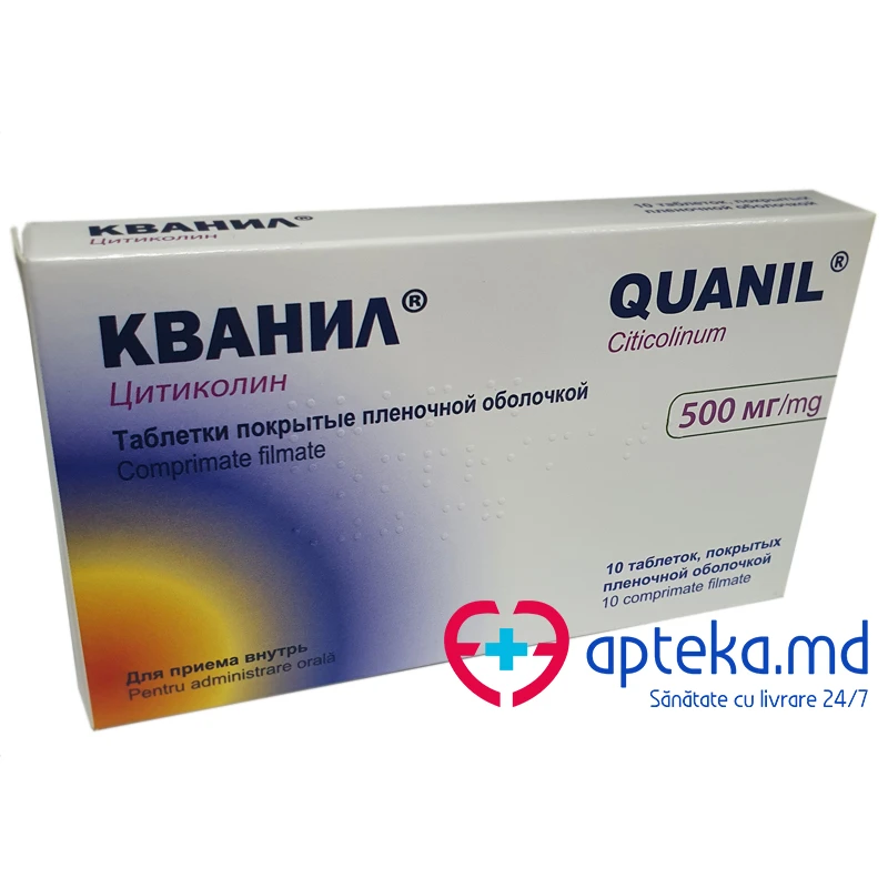 Quanil 500 mg comprimate filmate