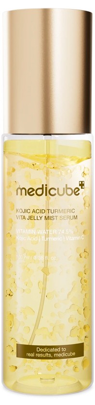 Serum-spray cu acid kojic împotriva hiperpigmentării Medicube Kojic Acid Turmeric Vita Jelly Mist Serum 100 ml