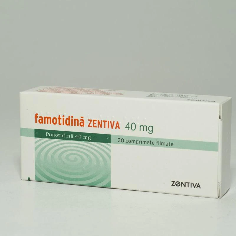 Famotidină Zentiva 40 mg 40 mg comprimate filmate