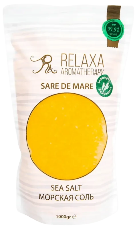 Sare de mare Relaxa Lemongras 1 kg