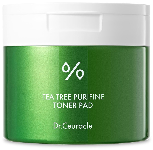 Paduri pentru piele problematică Dr.Ceuracle Tea Tree Purifine Toner Pad 60pcs