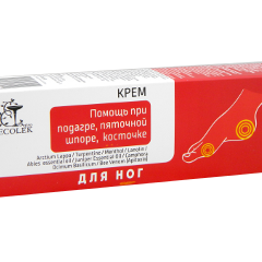 Ekolec-Treid Eсolek p/ru picioare p/ru pinten osos si guta 100 ml Cremă 1 comp