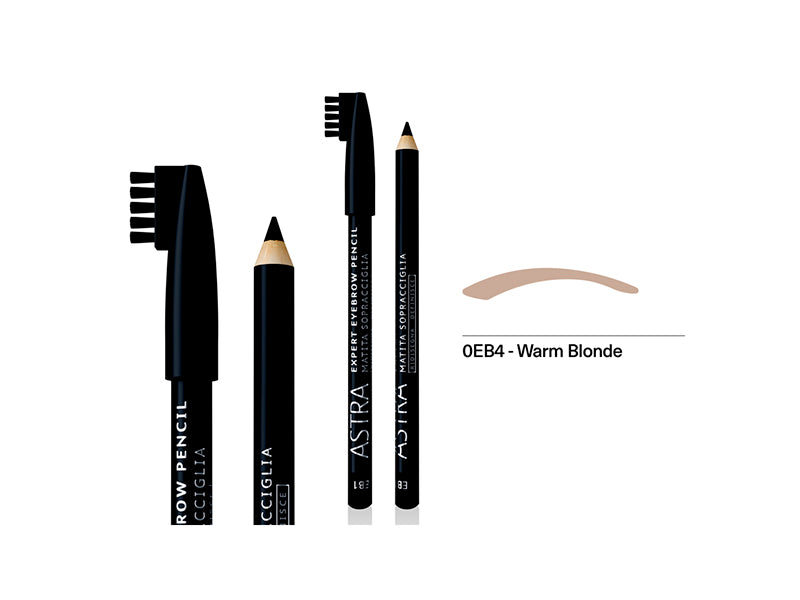 Astra Creion p/u sprancene cu pensula Expert EB4-Warm Blond 1