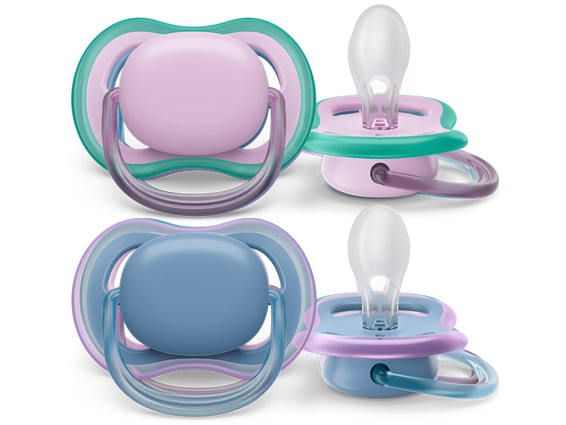 Philips Avent Ultra Soft Suzete din silicon Girl 6-18m 2 buc SCF085/3