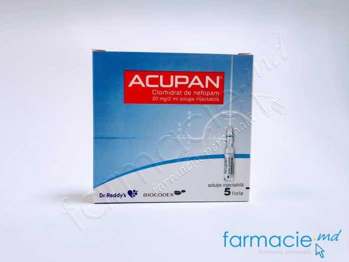 Acupan 20 mg/2 ml soluţie injectabilă