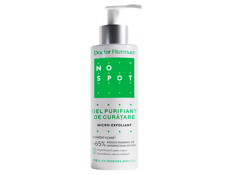 Fiterman NonPharma Doctor Fiterman NO SPOT Gel purifiant de curatare cu po 200 ml