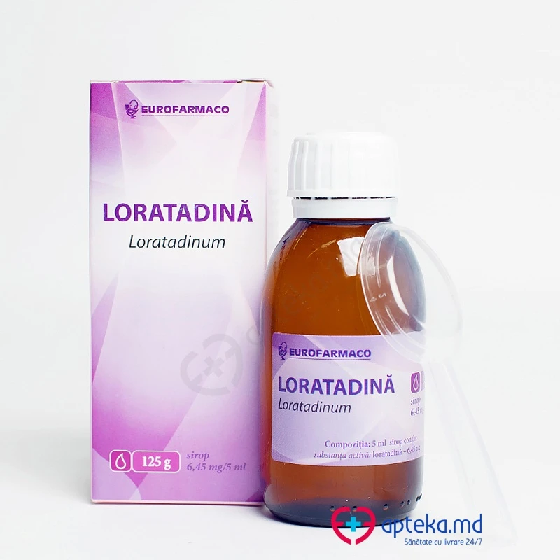 Loratadina 6,45 mg/5 ml / 125 g sirop