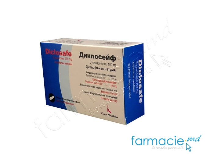 Diclosafe 100 mg supozitoare