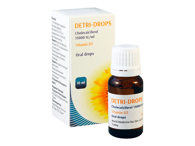 Detri-Drops 15000 UI/ml / 10 ml picături orale, soluţie
