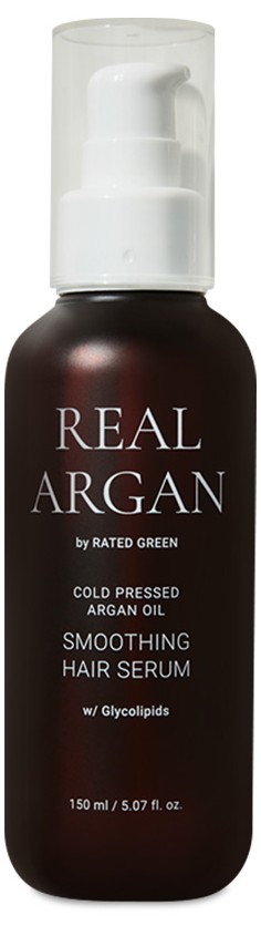 Ser cu Ulei de Argan pentru netezirea firelor ne-ascultătoare Rated Green Cold Pressed Argan Oil Smoothing Hair Serum 150 ml