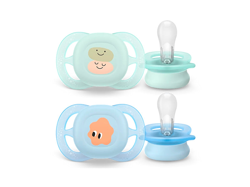 Philips Avent Ultra Start Suzete din silicon 0-2m 2 buc SCF075/04