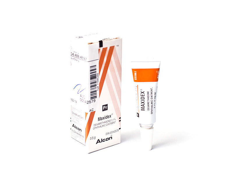 Maxidex 1 mg/g / 3,5 g unguent oftalmic