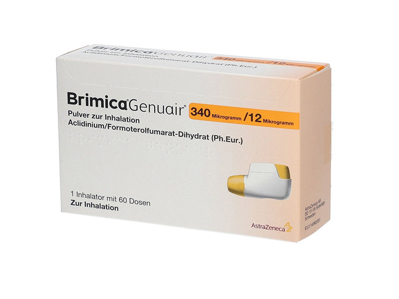 Brimica Genuair 340 mcg/12 mcg / 60 doze pulbere de inhalat