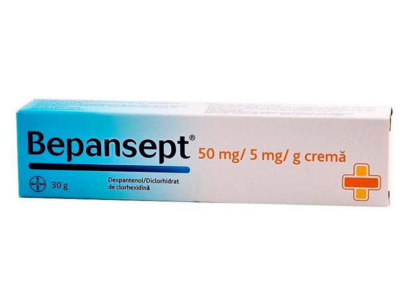 Bepansept 50 mg/5 mg/g / 30 g cremă
