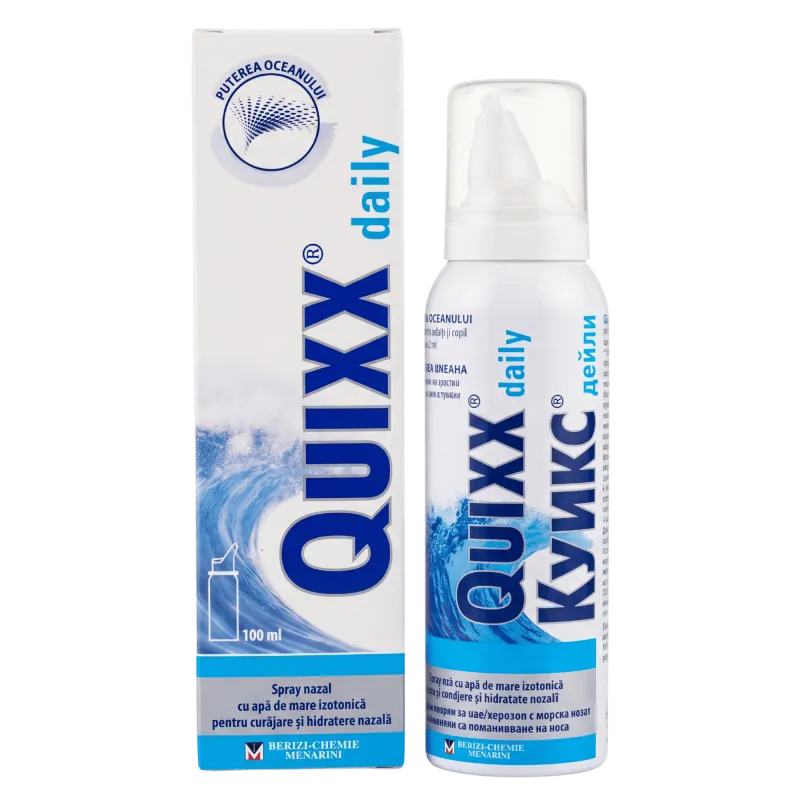 Quixx Daily spray nazal 0,9% 100 мл