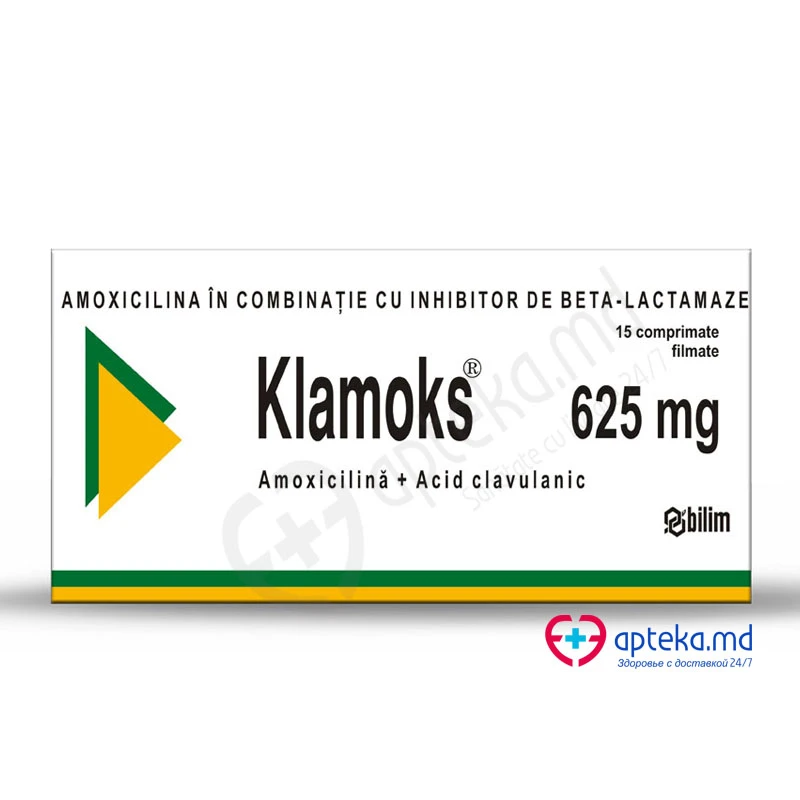 Klamoks 500 mg/125 mg comprimate filmate