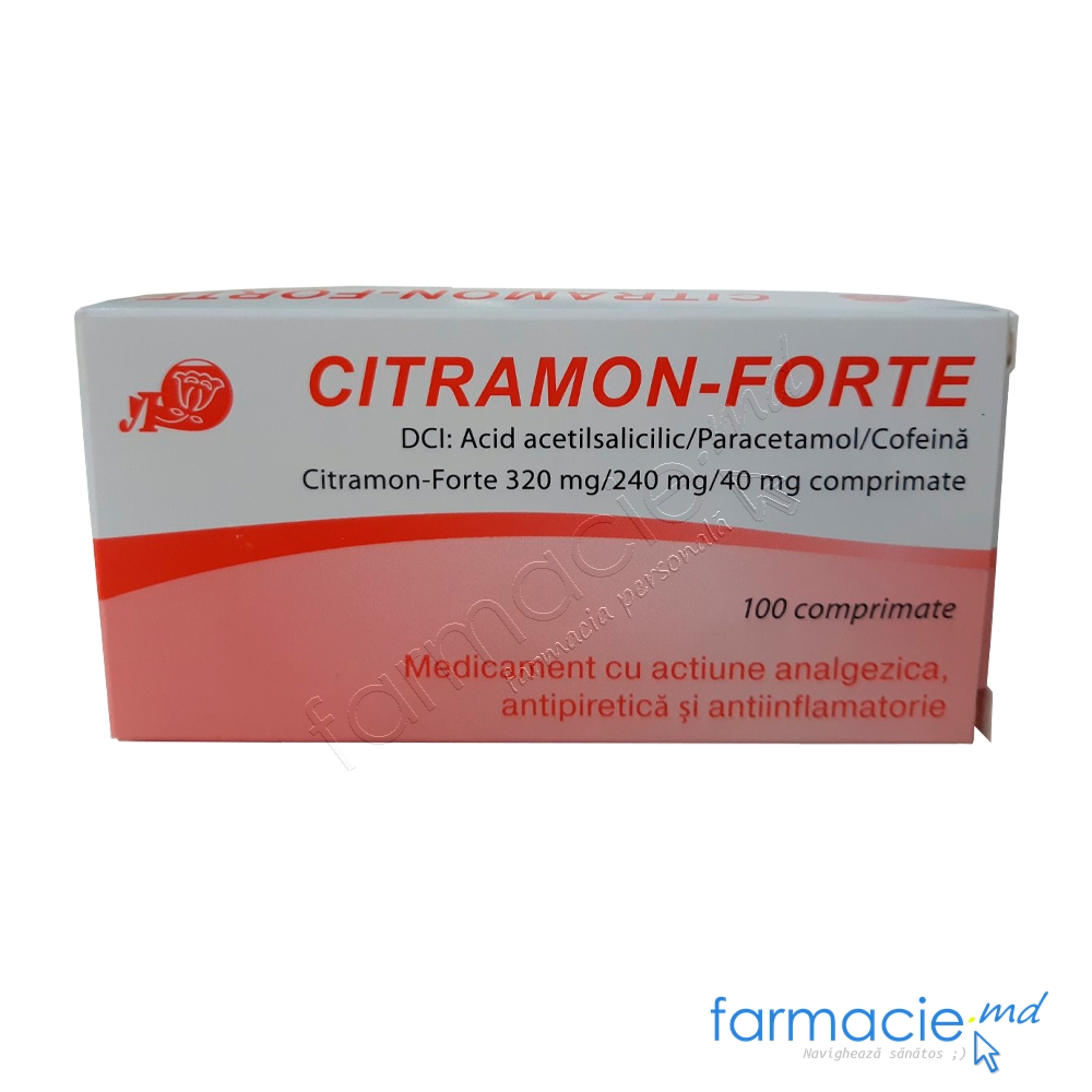 Citramon Forte 320 mg/240 mg/40 mg comprimate
