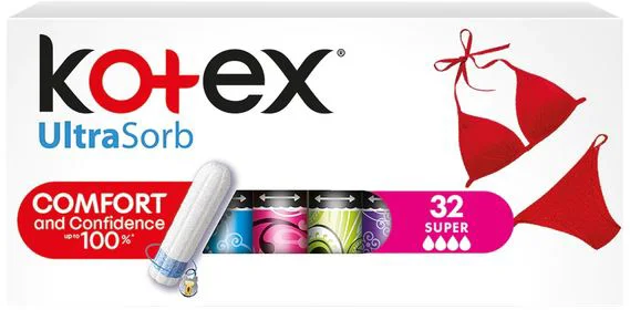 Tampoane igienice Kotex Super, 32 buc.