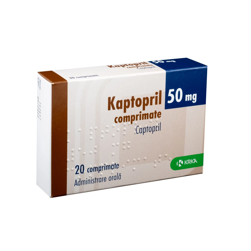 Captopril 50 mg comprimate