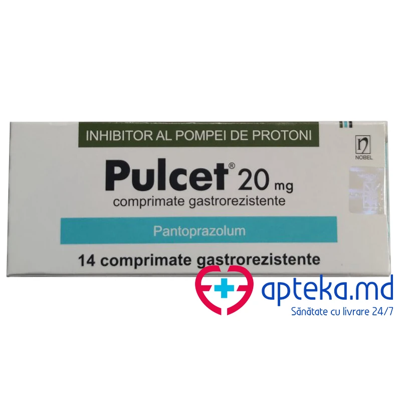 Pulcet 20 mg comprimate gastrorezistente