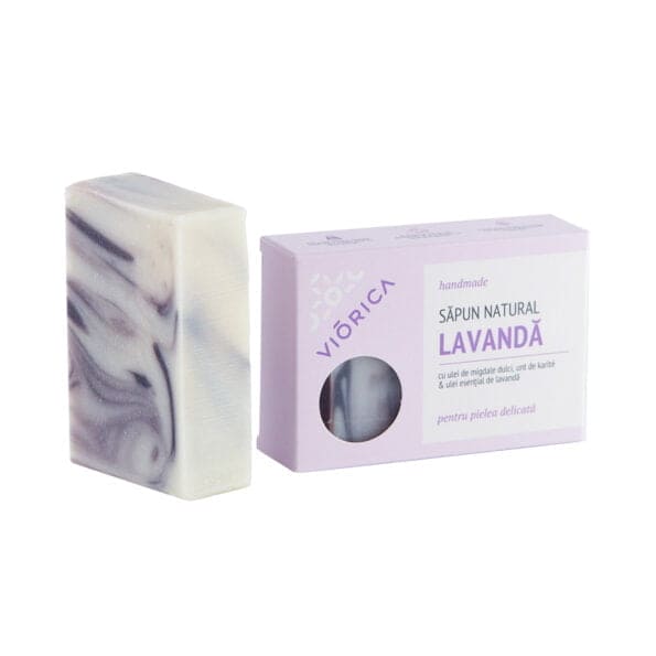 Viorica săpun-natural-handmade-cu-lavandă Săpun