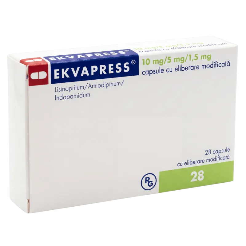 Ekvapress 10 mg/5 mg/1,5 mg capsule cu eliberare modificată