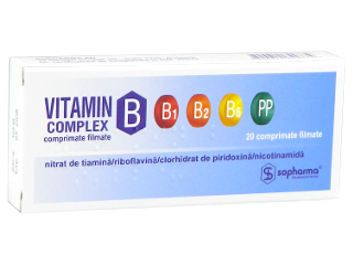 Vitamin B complex comprimate filmate