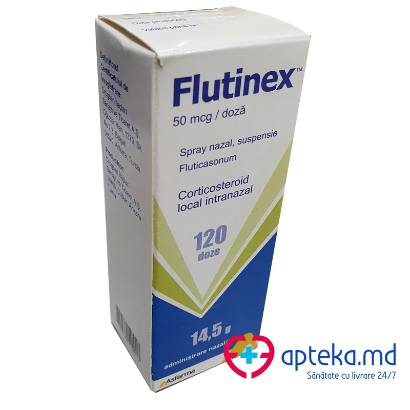 Flutinex 50 mcg/doză spray nazal, suspensie