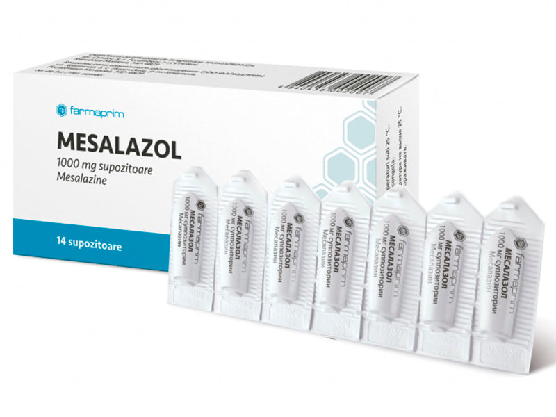 Mesalazol 1000 mg supozitoare