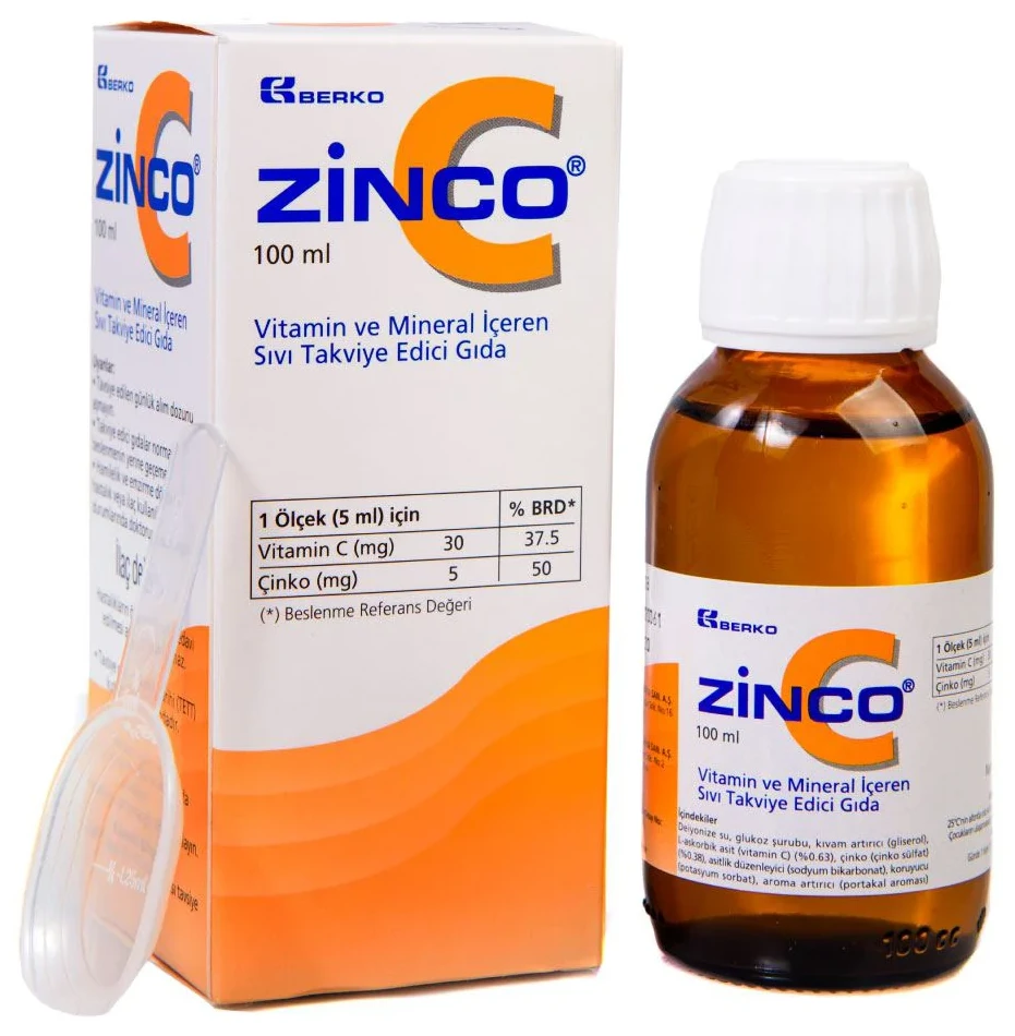 Bioslo Pharma Zinco C Bioslo Sirop ( Zinc + Vitamina C) 100 ml