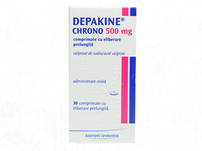 Depakine Chrono 500 mg 500 mg comprimate cu eliberare prelungită