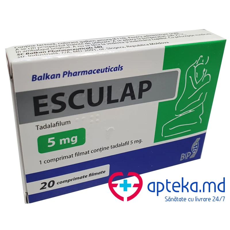 Esculap 5 mg comprimate filmate