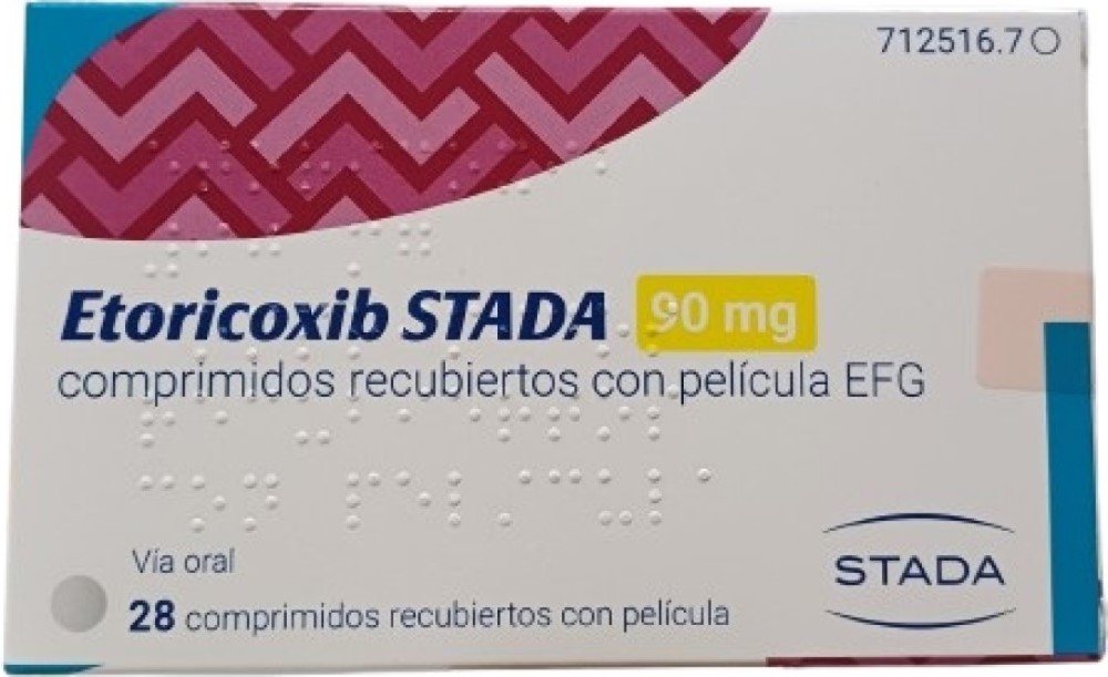 Etoricoxib STADA 90 mg 90 mg comprimate filmate