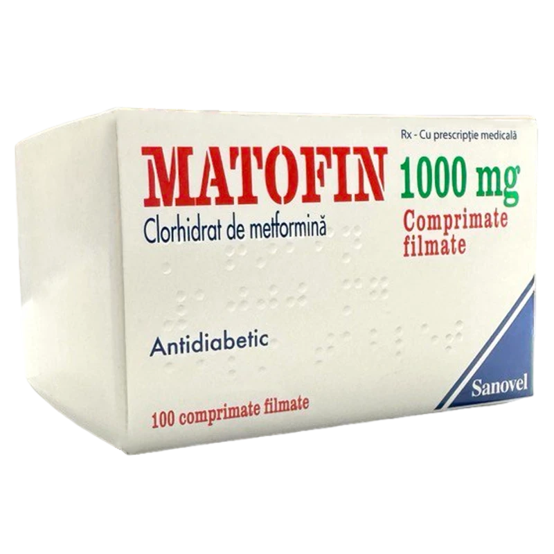 Matofin 1000 mg comprimate filmate