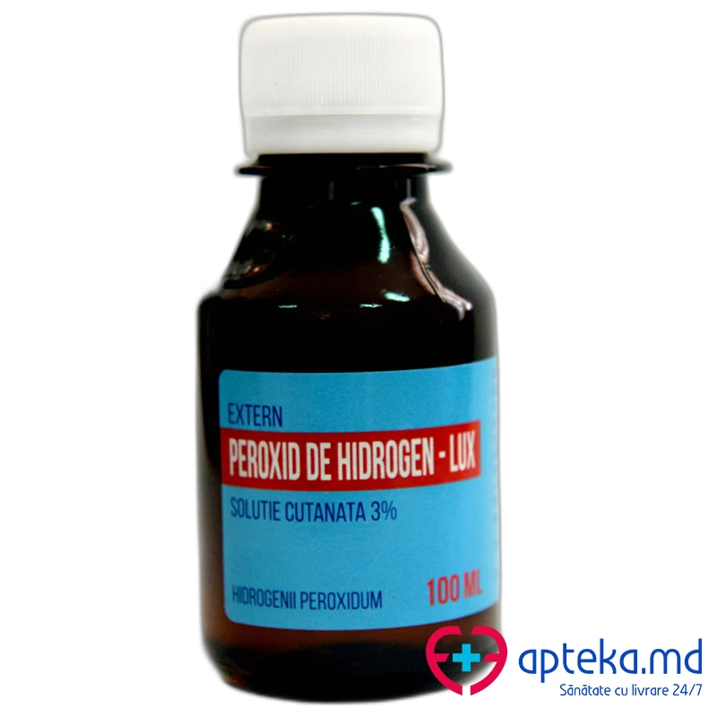 Peroxid de hidrogen-ElaDum 30 mg/ml / 100 ml soluţie cutanată