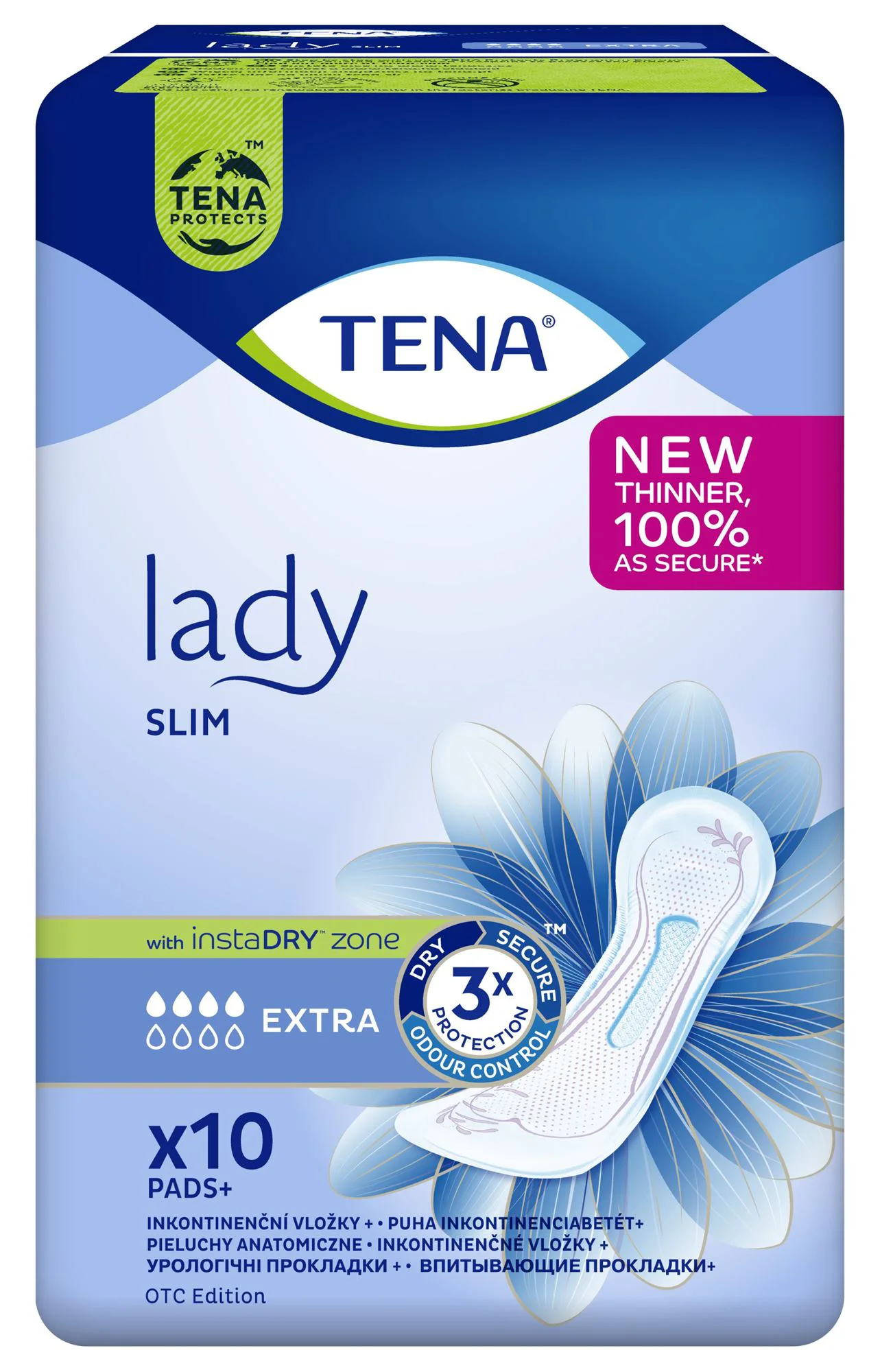 Absorbante urologice Tena Lady Slim Extra, 10 buc.
