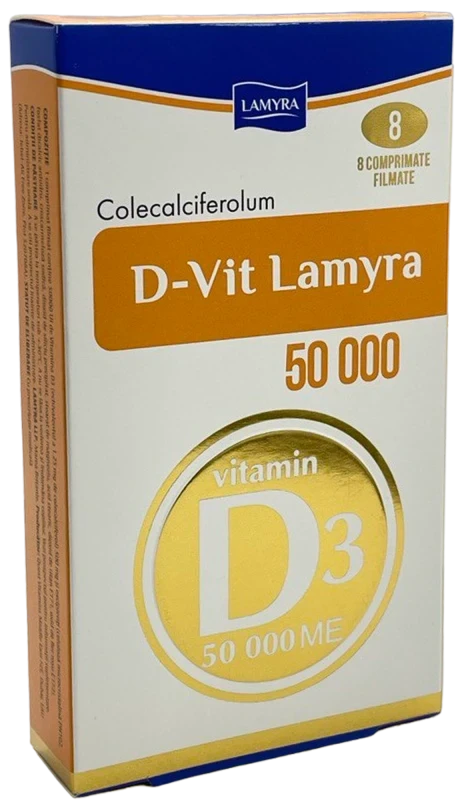 D-Vit Lamyra 50000 UI comprimate filmate