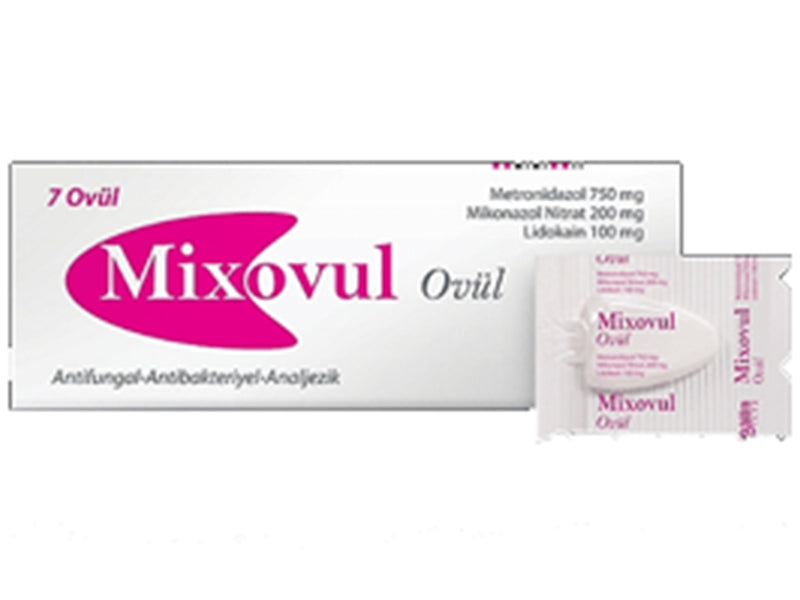 Mixovul 750 mg/200 mg/100 mg ovule