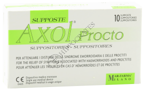 Axol Procto supozitoare N10