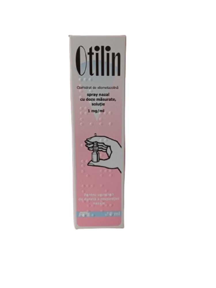 Otilin 1 mg/ml / 10 ml spray nazal cu doze măsurate, soluție