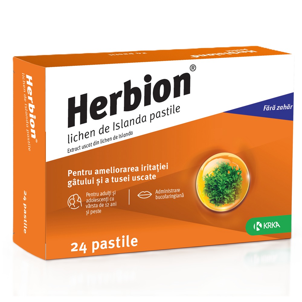 Herbion Iceland moss pastile 3 mg pastile