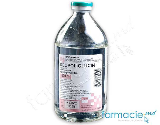 Reopoliglucin 100 mg/9 mg/ml / 400 ml soluţie perfuzabilă
