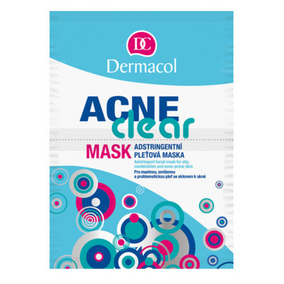 Dermacol AcneClear стягивающая для жирной комбинированной и проб Mască
