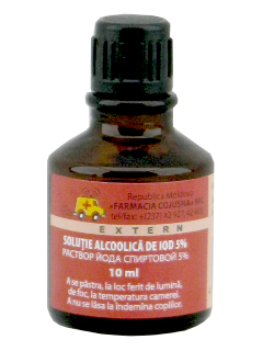 Iod-MC 50 mg/ml / 10 ml soluţie cutanată