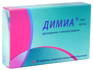 Dimia 3 mg/0,02 mg comprimate filmate