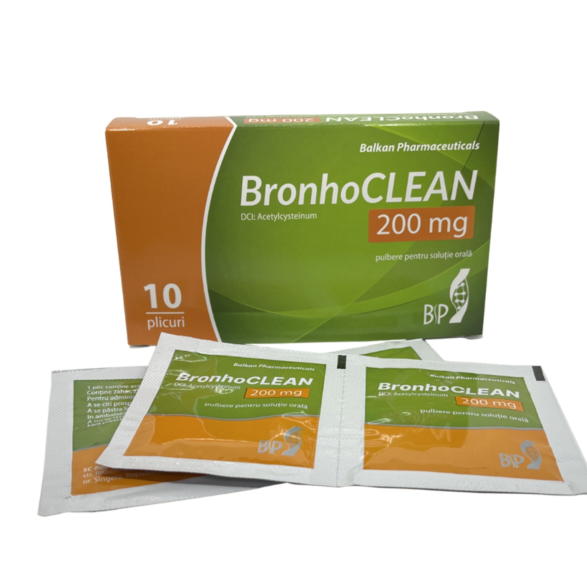 Bronhoclean 200 mg pulbere pentru soluţie orală