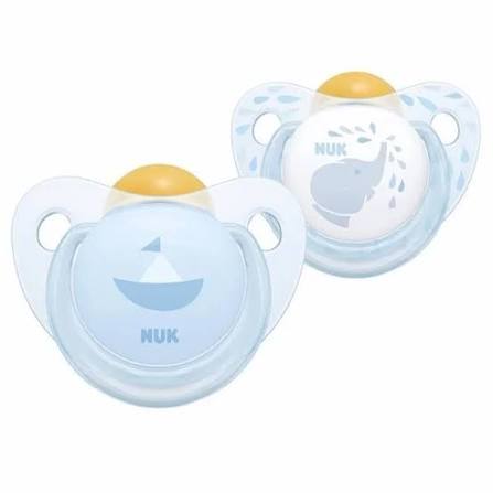NUK Suzeta latex Baby Blue 6 18 luni 7340136 în cutie