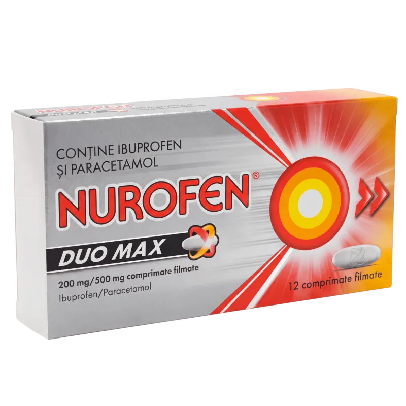 Nurofen Duo Max 200 mg/500 mg comprimate filmate