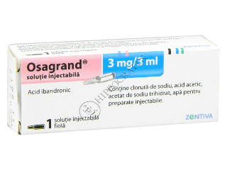 Osagrand 3 mg/3 ml soluţie injectabilă 1 mg/ml / 3 ml soluţie injectabilă