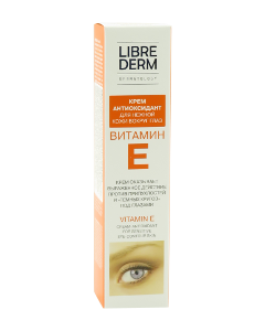 Zeldis Librederm Vitamin E ochi antioxidanta delicata 20 ml Cremă 1 comp